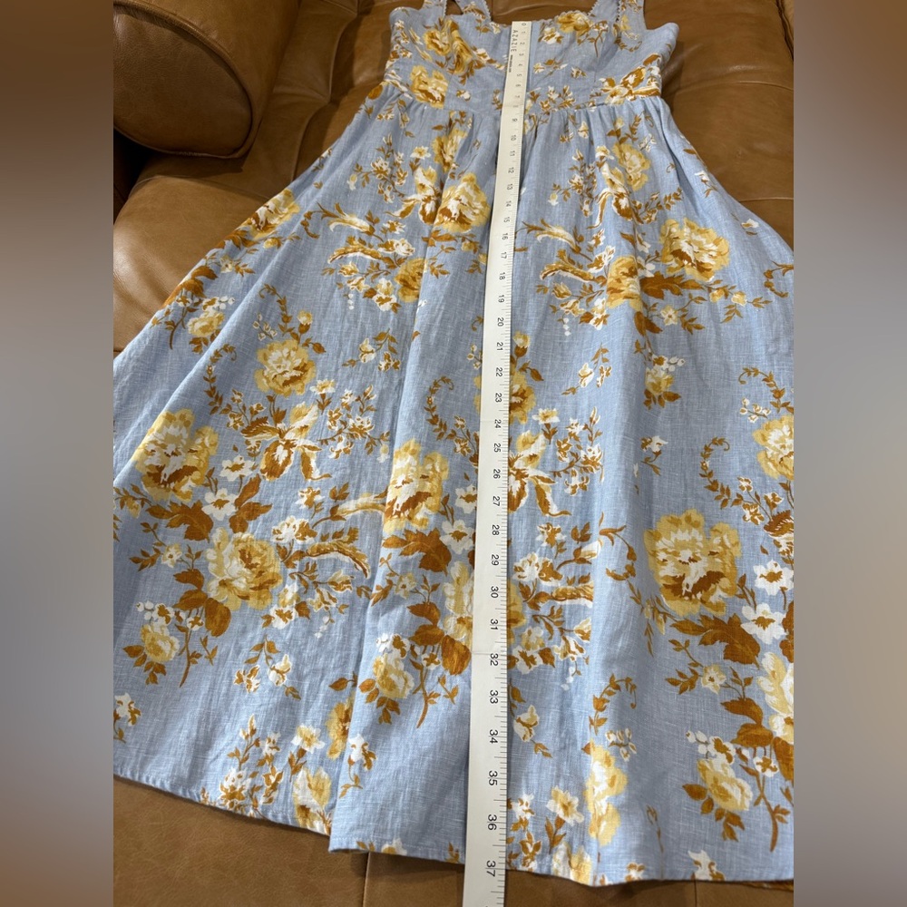 Reformation Tagliatelle Midi Dress in Heavenly Size 2 - Picture 5 of 7